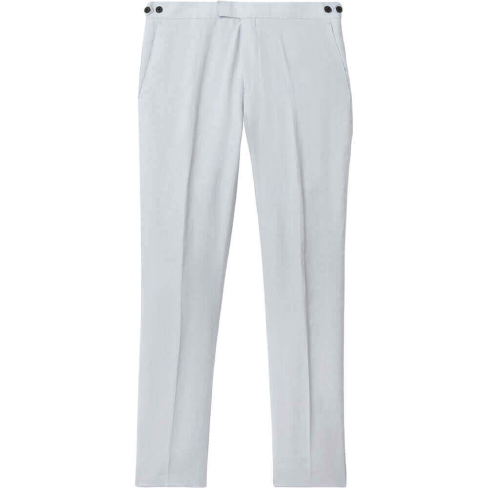 REISS KIN Slim Fit Linen Adjuster Trousers